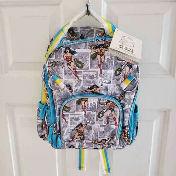 NWT Pottery Barn Kids Wonder Woman Backpack in Size Small